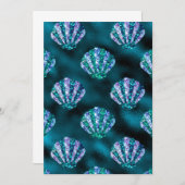 Ocean Glamor Colorful Oyster Pattern Kaart (Voorkant / Achterkant)