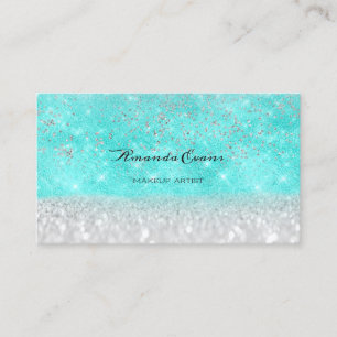 Ocean Glitter Sparkly Makeup Artist Blogger Event Afsprakenkaartje
