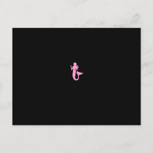 Ocean Glow_Pink Mermaid Briefkaart