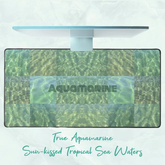 Ocean Green Blue Aquamarine Boho Chic Patchwork