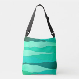 Ocean Green Crossbody Bag Crossbody Tas