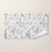 Ocean Grey Whales Bad Handdoek (Handdoek)