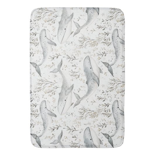 Ocean Grey Whales Badmat (Voorkant Verticaal)