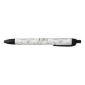 Ocean Grey Whales Zwarte Inkt Pen (Bodem)