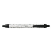 Ocean Grey Whales Zwarte Inkt Pen (Achterkant)