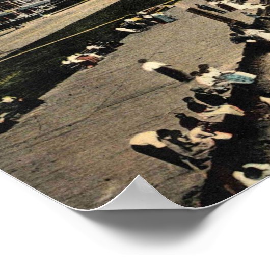 Ocean Grove, New Jersey, Beach  Poster (Hoek)