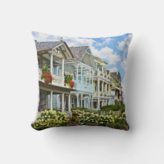 Ocean Grove NJ – Straat met witte hortensia Kussen