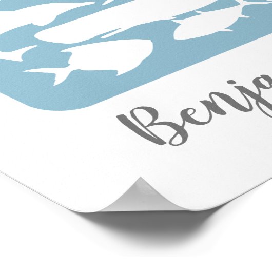 Ocean Guest Book Poster - 250 ruimtes (Hoek)