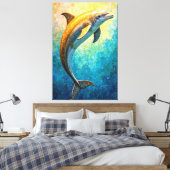 Ocean Harmony Canvas Afdruk (Insitu (Slaapkamer))