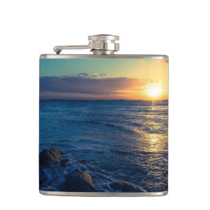 Ocean Horizon Sunset Heupfles