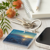 Ocean Horizon Sunset Sleutelhanger (Voorkant Rechts)