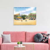 Ocean House, Breakers en Parking Grounds Canvas Afdruk (Insitu (Woonkamer))
