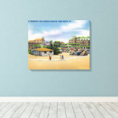 Ocean House, Breakers en Parking Grounds Canvas Afdruk (Insitu (Houten vloer))