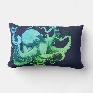 Ocean Hues Zee Creature Octopus Kussen