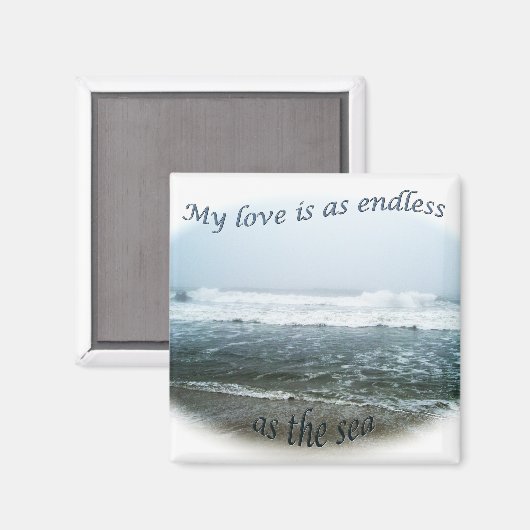 Ocean I Love You Magnet (Recto/Verso)