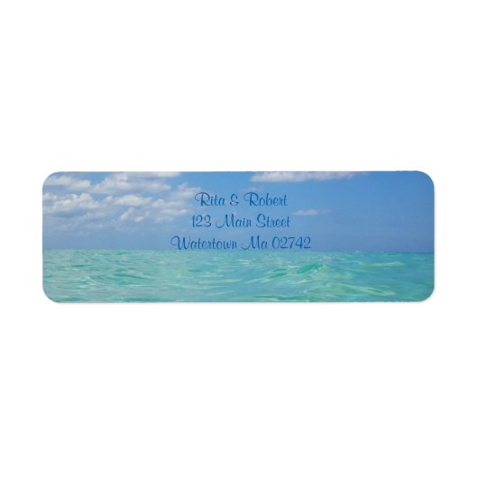 Ocean III Verzendlabels Etiket (Voorkant)