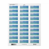 Ocean III Verzendlabels Etiket (Full Sheet)