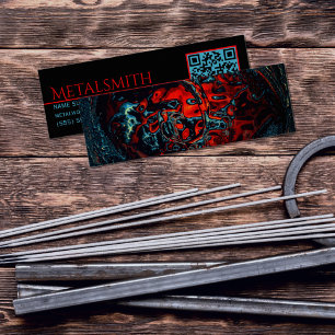 Ocean Inferno Metalsmith Lassen Mini Visitekaartje