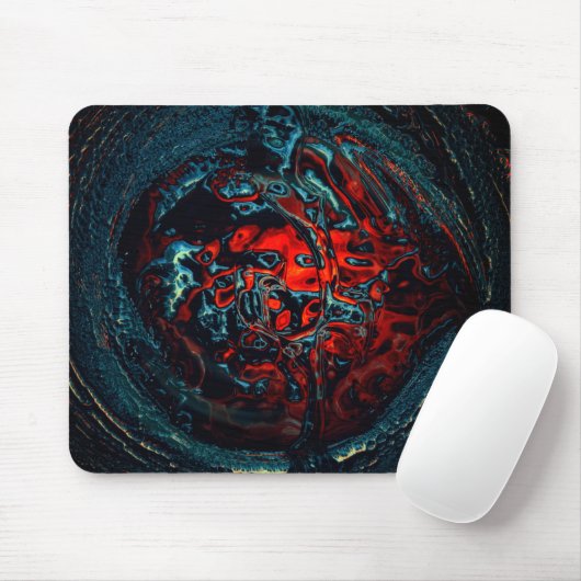 Ocean Inferno Red Glow Muismat (Met muis)