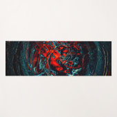 Ocean Inferno Red Glow Yogamat (Voorkant (horizontaal))