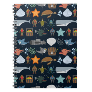 Ocean Inhabitants Patroon 1 Notitieboek