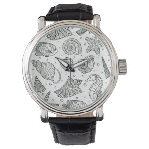 Ocean Inhabitants Patroon 3 Horloge