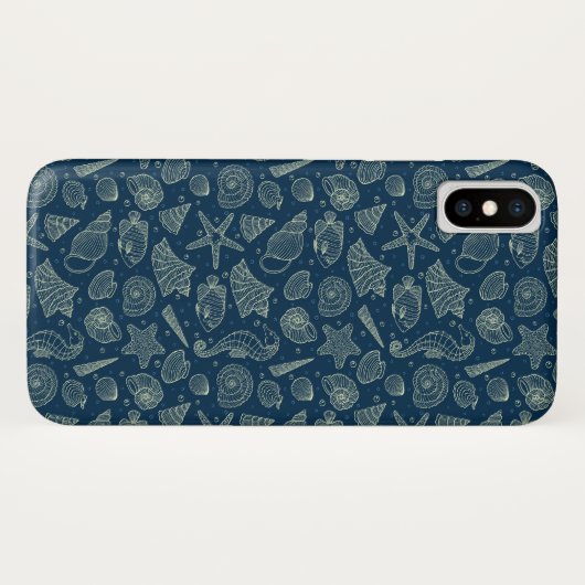Ocean Inhabitants Pattern 2 Case-Mate iPhone Case (Achterkant (horizontaal))
