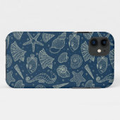 Ocean Inhabitants Pattern 2 Case-Mate iPhone Case (Achterkant (horizontaal))