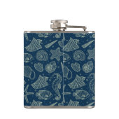 Ocean Inhabitants Pattern 2 Heupfles (Achterkant)