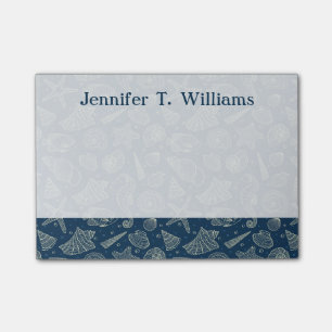 Ocean Inhabitants Pattern   Jouw namen toevoegen Post-it® Notes