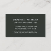 Ocean Inhabitants Pattern Visitekaartje (Achterkant)