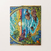 Océan inoxydable Easy Cerveau Art Puzzles Photo Pu (Vertical)