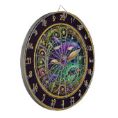 Ocean-Inspired Orca Dartboard Muuraccent Dartbord (Voorkant Links)