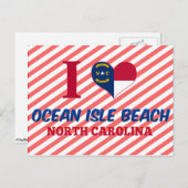 Ocean Isle Beach, North Carolina Briefkaart (Voorkant / Achterkant)