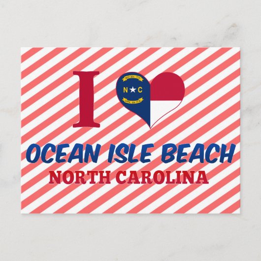 Ocean Isle Beach, North Carolina Briefkaart (Voorkant)