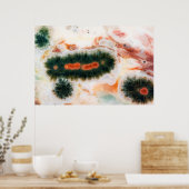 Ocean Jasper Stone gevonden in Madagascar Poster (Keuken)