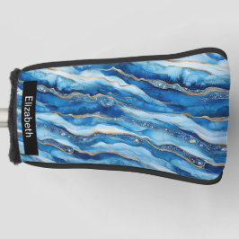 Ocean Jeweled Agate Personalized Golfheadcover