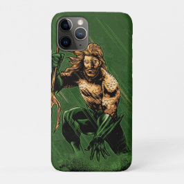 Ocean King Trident Warrior Dynamic Comic Art iPhone 11 Pro Hoesje