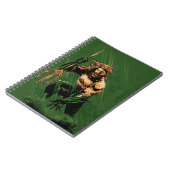 Ocean King Trident Warrior Dynamic Comic Art Notitieboek (Linkerzijde)