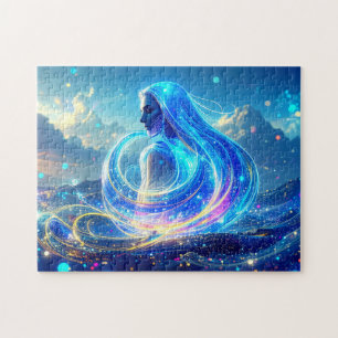 Ocean Lady Genie Magische Fantasie Kunst Legpuzzel