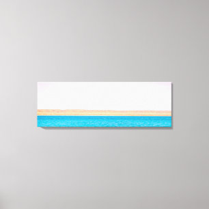 Ocean Land Sky Fotografie Canvas Afdruk