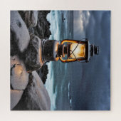 Ocean Lantern On Rocks Legpuzzel (Horizontaal)