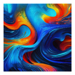 Ocean Lava "Astralsurge" Perfect Poster
