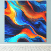 Ocean Lava "Oceanforge" Canvas Afdruk (Insitu (Houten vloer))