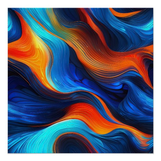 Ocean Lava "Oceanforge" Perfect Poster (Voorkant)