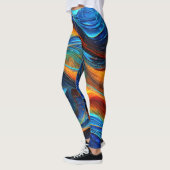 Ocean Lava "Pyroquatic" Leggings (Links)