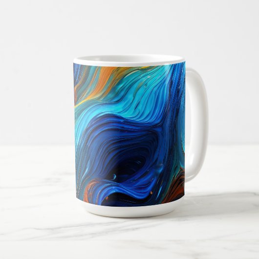 Ocean Lava "Tempestial" Koffiemok (Voorkant rechts)