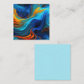 Ocean Lava "Tempestial" Vierkante Visitekaartje (Voorkant / Achterkant)
