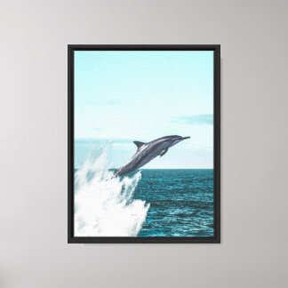 Ocean Leap of Freedom Canvas Afdruk