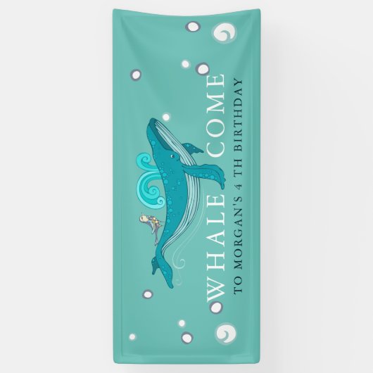 Ocean Life | Bannière d'anniversaire (Vertical)